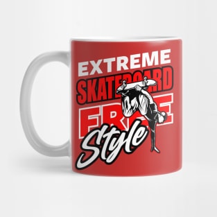 EXTREME SKATEBOARD FREESTYLE Mug